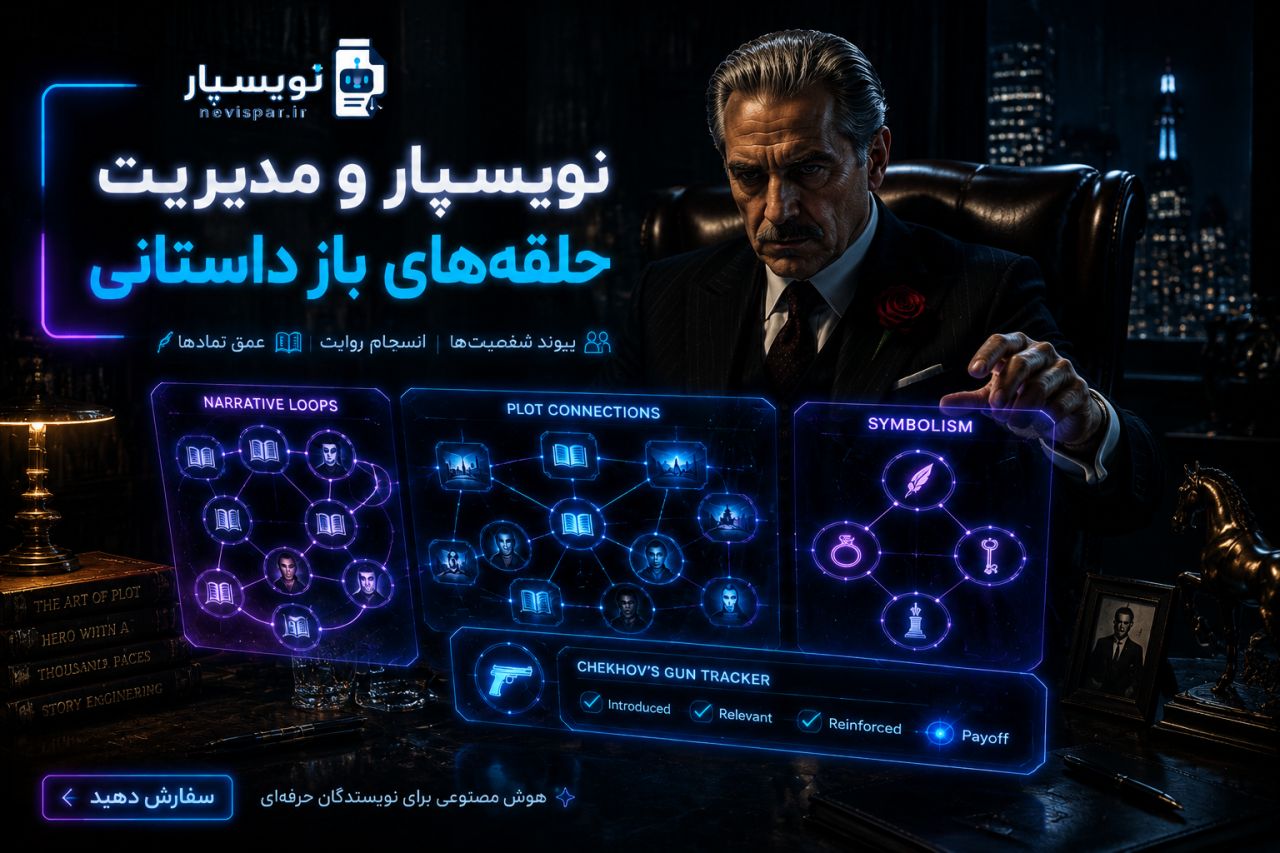 نویسپار و حلقه های داستان چخوف گان — آموزش نویسپار